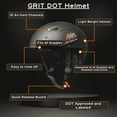 thumbnail image 5 of AXEL Off Road GRIT D.O.T. Helmet (Small, Moon White), 5 of 9