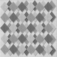 thumbnail image 1 of Ahgly Company Machine Washable Indoor Square Transitional Gray Area Rugs, 4' Square, 1 of 7