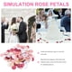 thumbnail image 4 of KAKOWELY 200 pétalos de rosa artificiales para boda, decoración romántica para el hogar., 4 of 5
