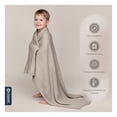 thumbnail image 4 of Manta Muselina para Bebé 100% Algodón Frazada Esquimal Ideal para Cuna, Niños y Decoración (Khaki), 4 of 7