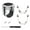 Black, variant on Rotary Suicide Knob Car Steering Wheel Knob Vehicle Steering Wheel Spinner Power Handle Spinner Balls for Car