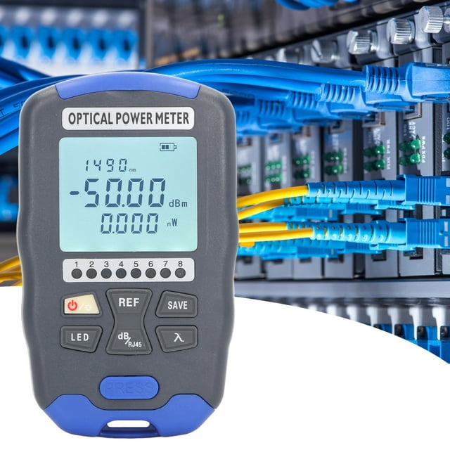 Medidor De Potencia De Fibra óptica, Localizador Visual De Fallas VFL 10 Longitud De Onda LED 50 KM 850-1650 Nm Para Reparación
