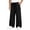 Black, variant on Kids Sweatpants Boys Girls Casual Street Drawstring Waist Athletic Jogger Pants Wide Leg Open Bottom Track Pants Trousers School Uniform Pants Sweat Pants with Pockets Streetwear