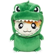 Sanyei Boeki Godjham Plush Toy, Green (S) Height 5.3 inches (13.5 cm)