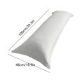 thumbnail image 3 of Long Body Pillowcase Satin Waterproof Pillow Cover Soft Cooling Body Pillow Case Comfortable Sleep Cover, Breathable Durable Protective Pillowcase, For Couple Bedroom Home Rest Use, 3 of 6