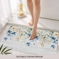 thumbnail image 3 of Spring Floral Door Mat&nbsp;Indoor Outdoor Entrance, Non Slip Rug for Kitchen Bathroom Entryway Rug, Weeping Blue Botanical Summer Vintage Washable Doormat Floor Mat for Office Home Decor 24x36 Inch, 3 of 8