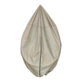 thumbnail image 1 of Funda para silla de patio con forma de huevo, protección solar, a prueba de polvo, resistente al agua, con cordón ajustable para jardín, resistente al Diámetro del oro 147cm, 1 of 8