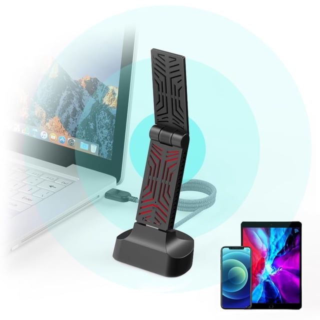 Adaptador WiFi USB WAVLINK AC1900 de doble banda para PC de escritorio