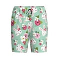 thumbnail image 3 of Picia Bunny And Rose Pajama Shorts for Men, Men's Pajama Bottoms, Sleepwear,Short Pajama Pants-3X-Large, 3 of 9