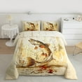 thumbnail image 3 of Manfei Bass Big Fish Full Size Comforter Sets,Yellow Pike Fish Bedding Comforter Set,Hunting And Fishing Bedding Sets For Boys Teens,Luxury Bedroom Decor Reversible,3 Pieces, 3 of 9