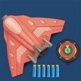 thumbnail image 1 of Lanzador de suave de , expulsión de espuma sin lesiones, lanzamiento manual, batalla multijugador, juguete de muñeca de chorro reutilizable Rosado CUTICAT Lanzador de balas suave para niños, 1 of 8