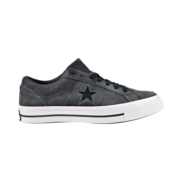 Converse One Star Ox Men's Shoes Almost Black-Black-White 163247c