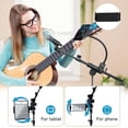 thumbnail image 4 of Soporte de suelo para micrófono GUITTO GMS-04 con soporte para teléfono/iPad, 4 of 9