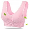 thumbnail image 5 of BRAND Factory Price!Fashion New Cross Side le Without Rims Gathered Sports Underwear Sleep Bra, 5 of 5