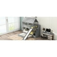 thumbnail image 6 of Twin/twin Bunk Bed With Trundle, Gray Roof, And Organized Space Utilization Storage Staircase, Play Area, 6 of 6