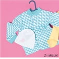 thumbnail image 4 of 50 Ganchos Para Ropa Infantil de Plástico Premium ZOMILUX, Perchas de Niño Antideslizantes, Resistentes y Durables, Azul, 4 of 5