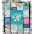 thumbnail image 2 of Sister Gifts Blanket, Sister Birthday Gifts from Sister on Mother''s Day, Sister Birthday Gift Ideas, Birthday Gifts for Sister, Gifts for Sisters from Sisters, Big Sister Gifts Blanket 60"X50", 2 of 6