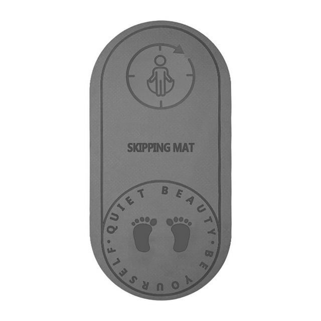 Colchoneta para saltar la cuerda en interiores, almohadilla amortiguadora para saltar, colchoneta de yoga silenciosa, almohadilla antideslizante para entrenamiento deportivo y fitness.