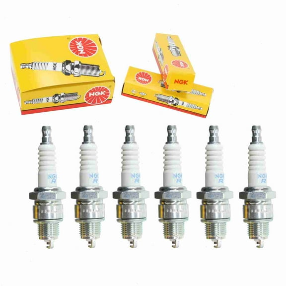 6 pc NGK 3133 Standard Spark Plugs for 33-14814Q 932M 938M 939M QL78YC QL78YC6 QL82YC Ignition Wire Secondary