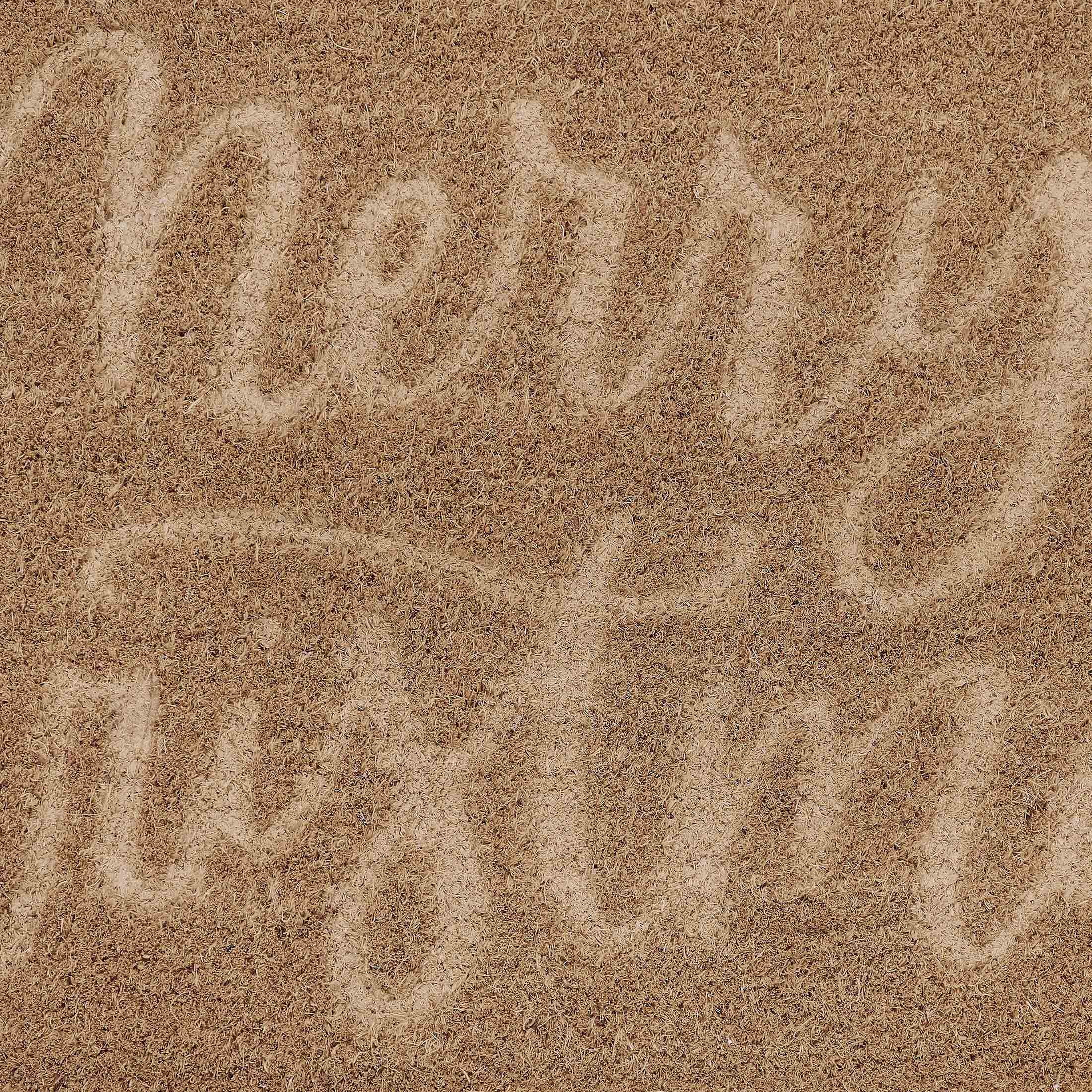 My Texas House Embossed Merry Christmas Coir Doormat, 30" x 48"