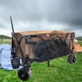 thumbnail image 3 of Versatile Camping Trolley Side Storage Bag Removable Folding Travel Cart SideBag, 3 of 9