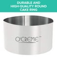 thumbnail image 4 of O'Crme Cake Ring Stainless Steel 6" Diameter, 3" High, 4 of 7