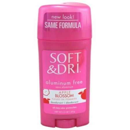 2 Pack - Soft & Dri Aluminum-Free Deodorant, Apple Blossom  2.3 (Best Way To Apply Deodorant)
