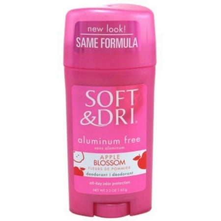 Ddi Body - 2 Pack - Soft & Dri Aluminum-Free Deodorant, Apple Blossom 2.3 oz