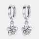 thumbnail image 1 of Pendientes colgantes de aro de plata de ley S925, pendientes de estrella para mujer, regalos para el Día de San Valentín JAMW Sencillez, 1 of 4