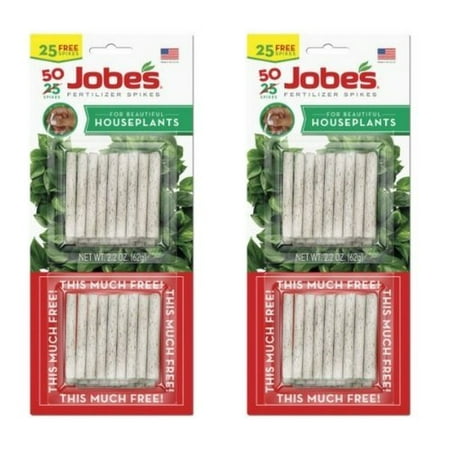 Jobe's 5001T Houseplant Indoor Fertilizer Food Spikes, 50