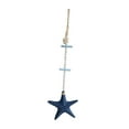 thumbnail image 3 of deevoka Wooden Starfish Wall Hanging Decor Coastal Themed Decoration for Party Favor Dark Blue, 3 of 9