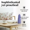 thumbnail image 3 of American Atelier Bedside Water Carafe with Tumbler Pitcher and Footed Drinking Glass, Use Cup as Lid for Carafe For Guest Room, Nightstand, Office, or Gif,Navy 32 Oz, 3 of 7