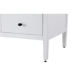thumbnail image 3 of Elegant Lighting VF29660WH Blakely 60" Free Standing Single Basin Vanity Set - White, 3 of 7