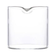 1 Pack Spouts Cups Espresso Shot Glass, Mini Milk Triple Pitcher Barista Clear Cups for Coffee, Wine, Bar, Party