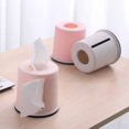 thumbnail image 2 of Trayknick Plastic Roll Paper Towel Tissue Box Storage Case Car Desktop Napkins Holder, 2 of 13