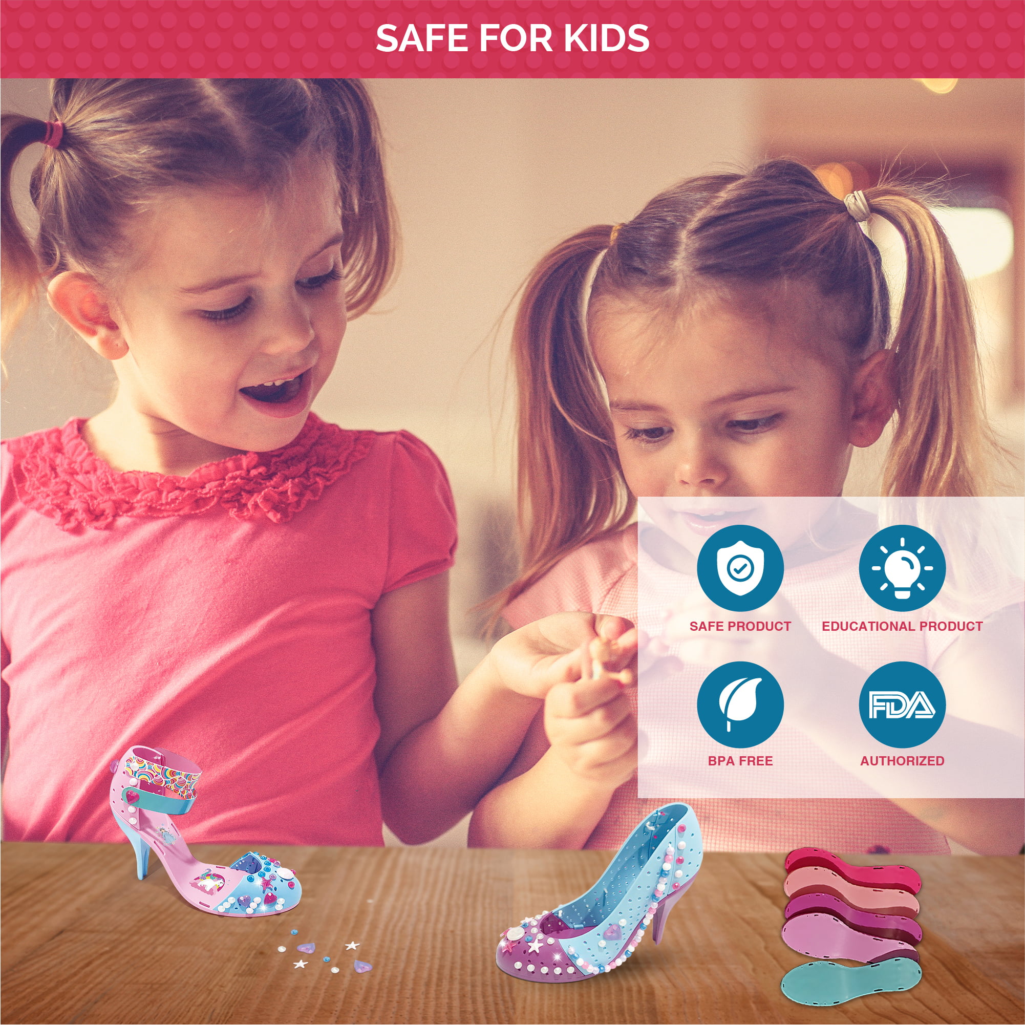 Design Your Own Canvas Shoes Trainers Craft Kits, Kids to Adult