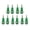 Green, variant on YAHHU 10Pcs J.40003 2mm Banana Jack Panel Socket Extended Post Plug Adapter for Electronic Instrument Red