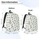 thumbnail image 2 of Balery Farm Roosters Mochila Clásica Impresa Básica para Viaje, Mochila Escolar Resistente al Agua, Mochila de Lona con Correas Ajustables-Small, 2 of 5