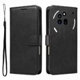 thumbnail image 2 of Wallet Case for Nothing Phone 3A Pro Flip Cover with Card Slots, Magnetic Stand & Strap Black, 2 of 5