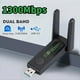 thumbnail image 5 of Adaptador WiFi USB3.0 de 1300Mbps, Doble Banda, 2,4G, 5Ghz, Antena Dongle Sans WiFi, Adaptador de Tarjeta USB Ethernet, 5 of 10