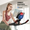 thumbnail image 4 of Pooboo Bluetooth Magnetic Exercise Bike Indoor Cycling Bike Stationary Bikes 40lbs Flywheel 350lbs, 4 of 9