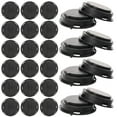 thumbnail image 6 of ELAYARD Black Plastic Bank Bottom Covers for Storage Jars, 50 Pieces, Replacement Caps, 6 of 8