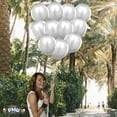 thumbnail image 4 of PMU Balloons 11 Inch PartyTex Premium Silver Latex Pkg/100, 4 of 7