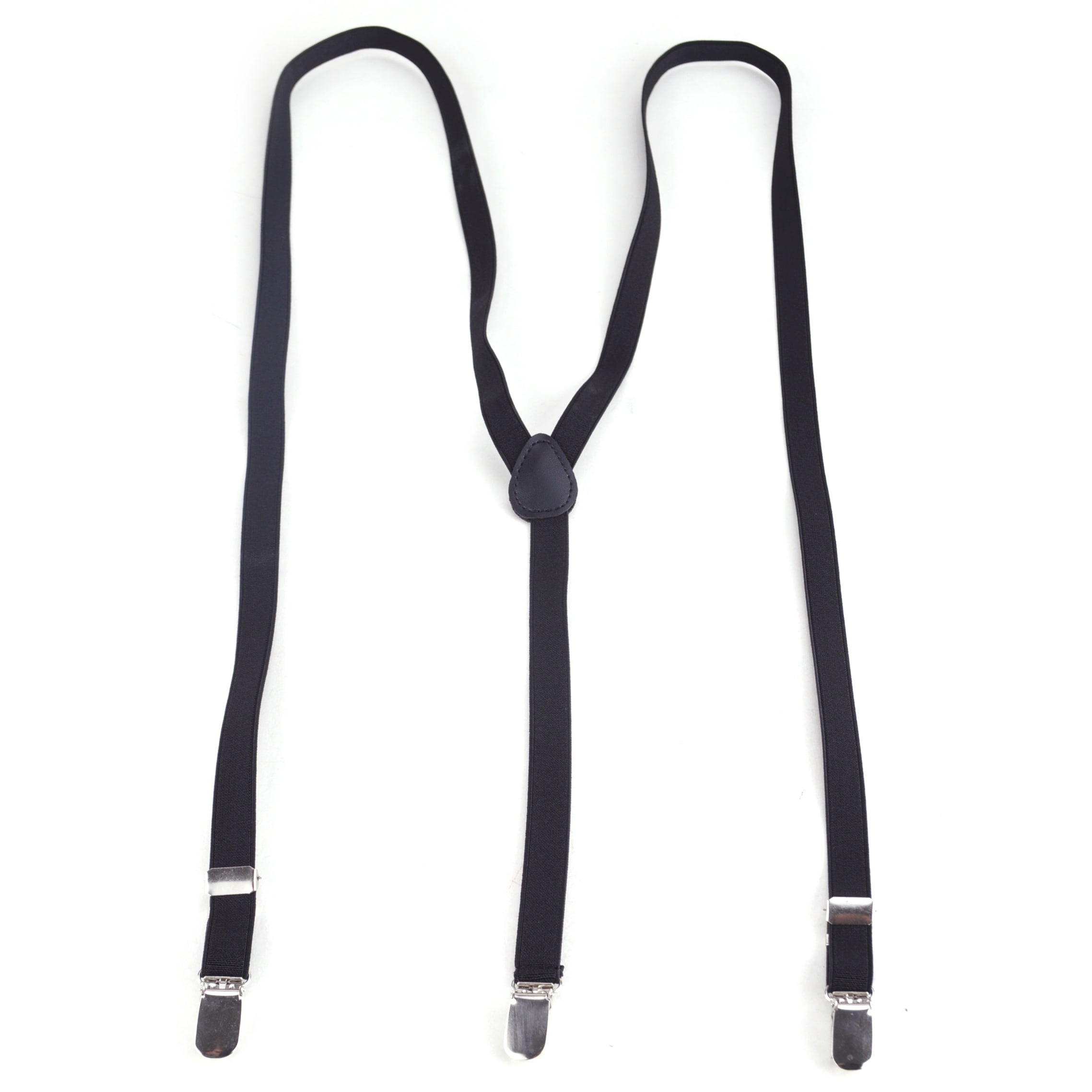 TOPTIE - TopTie Men's Skinny Suspenders Clip-End Adjustable Y-Back 1/2 ...