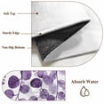 thumbnail image 6 of Rectangle Rug 5x8ft Area Rug, Oombre Purple Eucalyptus Leaf Area Rugs for Living Room Bedroom, Summer Country Leaves Floor Mat Non-Slip Non-Shedding Carpet Indoor Accent Rugs, 6 of 9