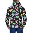 thumbnail image 5 of Zip Up Hoodies for Men - colorful halloween ghost Long Sleeve Comfrt Men'S Fashion Hoodies & Sweatshirts, Jackets for Men Hoodies Pullover Clothing Clothes with Pouch, 5 of 5
