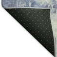 thumbnail image 5 of Addison Rugs Mayfield Premium Machine Washable Transitional Abstract Navy Rectangle Rug, 5' X 7'6" Machine Washable Transitional Abstract Navy Oversized Sherpa Throw Blanket, 5 of 7