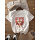 thumbnail image 2 of Just waiting for Valentine's Day Graphic Print T-shirt, Short Sleeve Crew Neck Casual Top For SummerCamisetas para mujer, lindas camisetas con estampado gráfico, de manga corta, estilo casual, para ve, 2 of 7