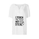 thumbnail image 4 of Fiudx Ropa de Mujer Blusa de Manga Corta con Estampado de Moda para Mujer, Camiseta con Cuello En V, Tops Informales con Botones, 4 of 4