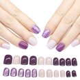 thumbnail image 1 of 24PCS Fake Nails DIY Artificial Full Cover Nails False Nails for Nail Art, 1 of 9